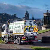The 15-tonne electric vehicle’s 200kwh battery will happily complete an eight-hour sweeping shift and can be fully recharged within five hours.