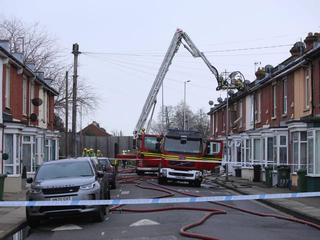 Residents were evacuated and people were asked to avoid the area. Picture: Habibur Rahman
