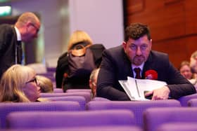 Cammy Day, seen at Edinburgh Council election count, may be able to secure support for a minority Labour/Liberal Democrat administration (Picture: Scott Louden)