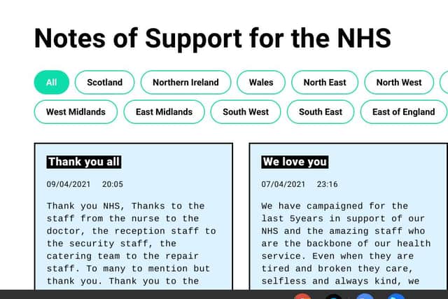 Thortful have launched a new initiative to collect thank you messages for the NHS.