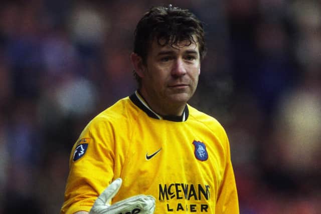 Goram in action for Rangers at Ibrox in 1998