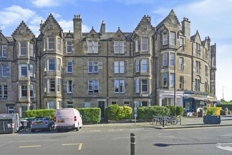 The property is in Marchmont Crescent, near The Meadows and Edinburgh universities