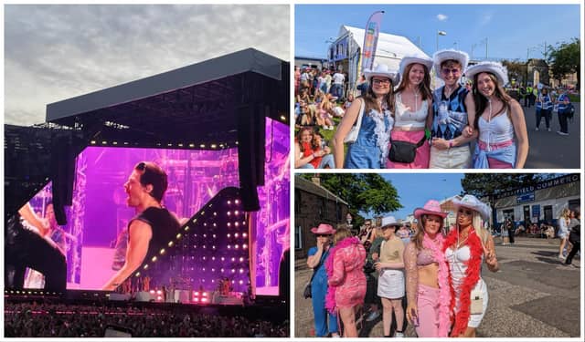Here are 10 photos of Harry and his superfans from the Love On Tour concert in Edinburgh.