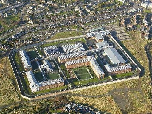 HMP Edinburgh, where around 680 prisoners are housed.