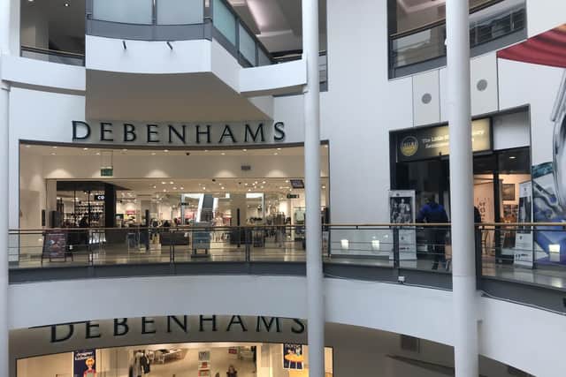 Debenhams, like other shops in Ocean Terminal, has re-opened for business (Picture: Scott Louden)