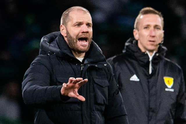 Robbie Neilson was frustrated Celtic weren't shown a red card during their match with Hearts in Glasgow. Picture: SNS