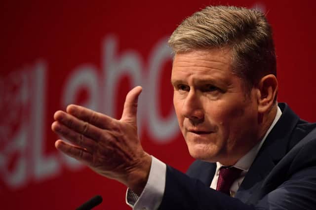Sir Keir Starmer’s keynote conference speech has come in for criticism