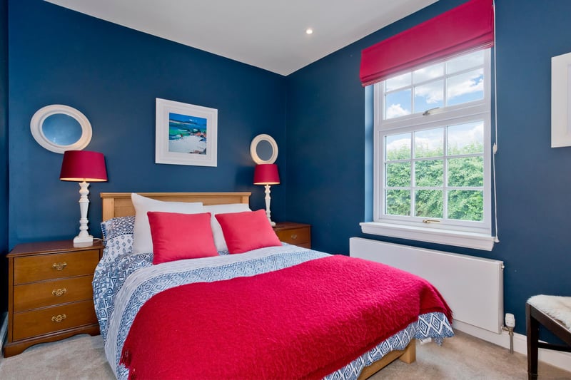 Another good-sized bedroom in this cottage near North Berwick.