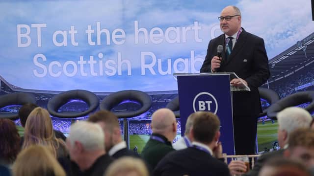 Scottish Rugby chief executive will take a 30 per cent wage cut. Picture: Gary Hutchison/SNS Group/SRU