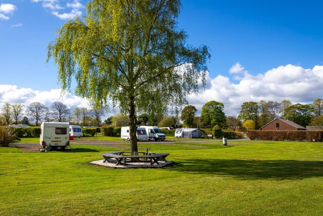 Visitors can book both grass and hard-standing pitches for touring and tents, all with electricity. The family-friendly campsite also has themed wizard, adventure and fairy glamping pods, as well as family bothies and a large playground