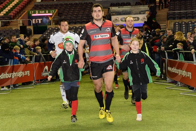 Edinburgh's Stuart McInally emerges from the tunnel ahead of a European Challenge Cup tie against Agen in January 2016