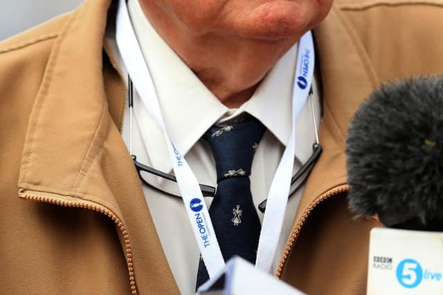BBC television presenter and commentator Peter Alliss. Picture: Mike Egerton/PA Wire