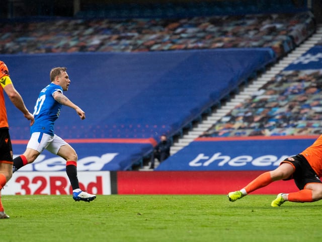 Some of the football played by Steven Gerrard’s men was exquisite as they disposed of Dundee United 4-0. A scoreline which probably flattered the visitors. Ryan Kent was once again instrumental, scoring but also playing key roles in goals three and four, both of which saw really intricate, positive play from the Ibrox team.
