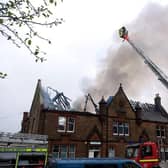 Corstorphine public hall was destroyed by fire in 2013.