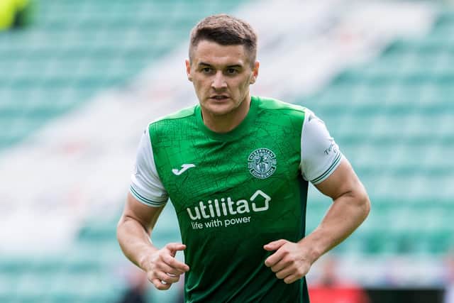 Hibs midfielder Kyle Magennis has made a positive start to the season. Photo by Ross Parker / SNS Group