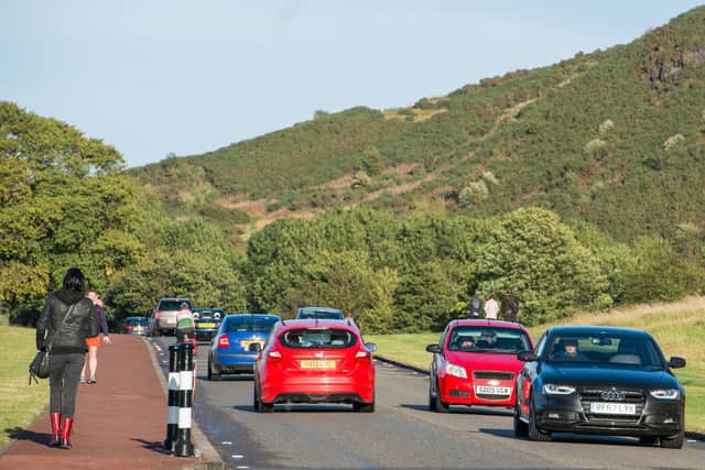 Photographer Ian Georgeson, 07921 567360Holyrood Park, Traffic