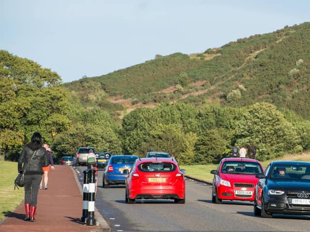 Photographer Ian Georgeson, 07921 567360Holyrood Park, Traffic
