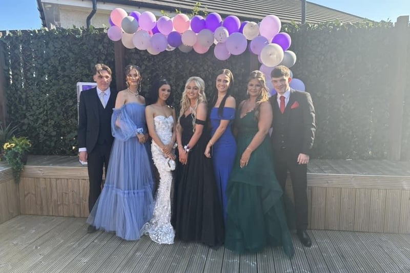 Yvonne Parker said: "My daughter Erin and her friends, Armadale Academy Leavers Prom."