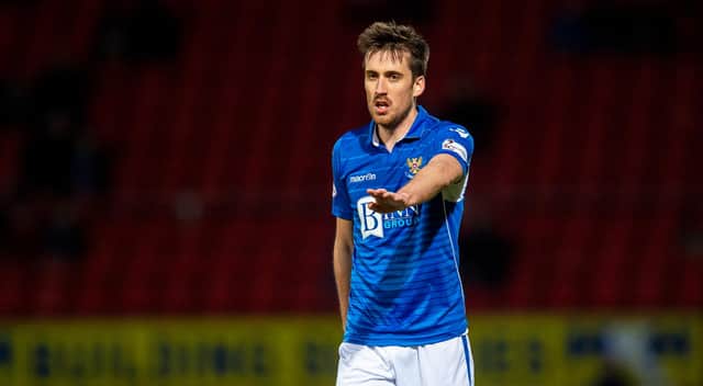 St Johnstone defender Callum Booth will line up against former club Hibs in Saturday's Scottish Cup final. Picture: SNS