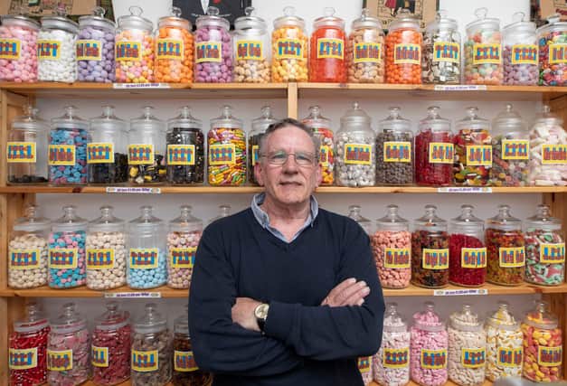 John Bain owner of Bains Retro Sweets (Alan Simpson Photography)
