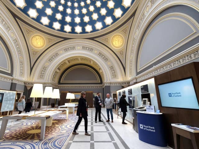The Royal Bank of Scotland branch in St Andrew Square, now part of the NatWest group after the UK government sold its remaining shares on May 30, 2025, ending 17 years of public ownership