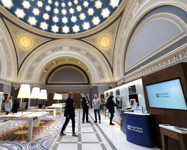 The Royal Bank of Scotland branch in St Andrew Square, now part of the NatWest group after the UK government sold its remaining shares on May 30, 2025, ending 17 years of public ownership