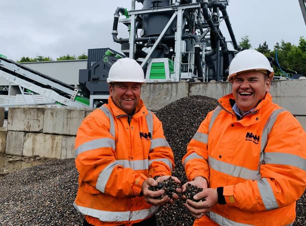 Mark Williams and Craig Williams of NWH, pictured at the new plant.