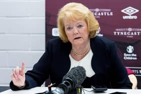 EDINBURGH, SCOTLAND - DECEMBER 17: Hearts Owner Ann Budge during Hearts AGM , at the Tynecastle Park, on December 17, in Edinburgh, Scotland. (Photo by Ross Parker / SNS Group) 