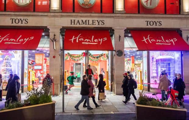 Hamleys flagship store in London