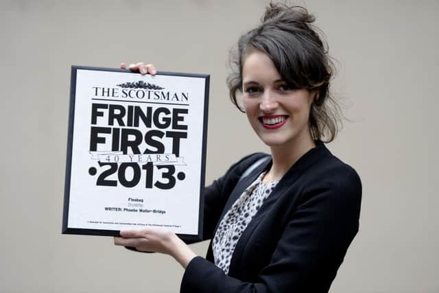 Phoebe Waller Bridge, who won a Scotsman Fringe First Award, for her show Fleabag in 2013, was appointed honorary president of the Fringe Society last year. Picture: Esme Allen