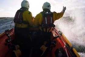 North Berwick Lifeboat rescued two kayakers whose boats capsized