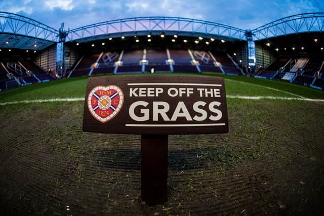 Hearts have been consigned to the Championship. Picture: SNS