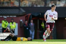 Callum Paterson hit his first (competitive) goals for the club in a 2-0 win over Dundee United. Picture: SNS