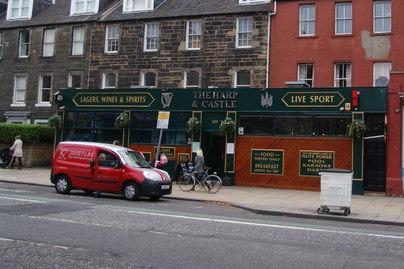 There are many, many, many good pubs within walking distance of Easter Road and some 'Hibs pubs' a lot closer to the ground. But this is the one which stands out the most for its unashamed Hibs-ness. It's even named after two of the symbols in the club badge.