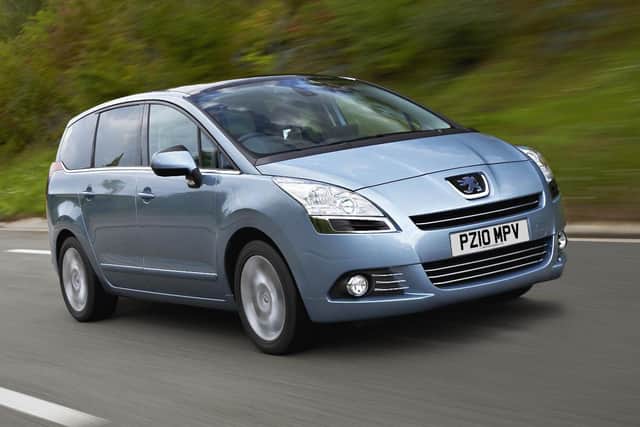 The Peugeot 5008 MPV from 2009-16 came bottom of the DfT figures