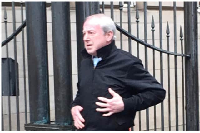 James Luby appeared at Edinburgh Sheriff Court on Friday (September 30) where he pleaded guilty to two offences of possessing child abuse images at his home between January and March 2019.