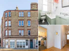 Two-bedroom tenement flat in North Junction Street, Leith, is up for auction with a starting bid of £185,000