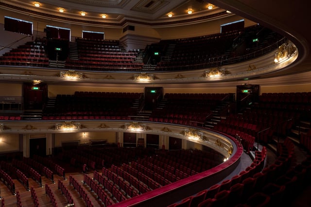 The Usher Hall has hosted concerts and events since its construction in 1914 and can hold approximately 2,200 people in its recently restored auditorium, which is well loved by performers due to its acoustics. Acts from all music genres from rock to opera have performed on the stage, from Oasis to Lewis Capaldi to Edinburgh's own The Bay City Rollers.
Photo by Andrew O'Brien.
