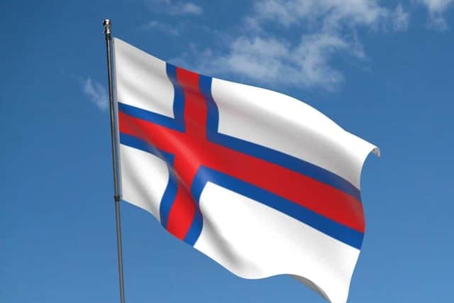 The Faroe Islands flag