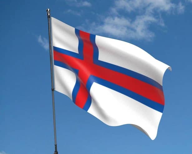 The Faroe Islands flag
