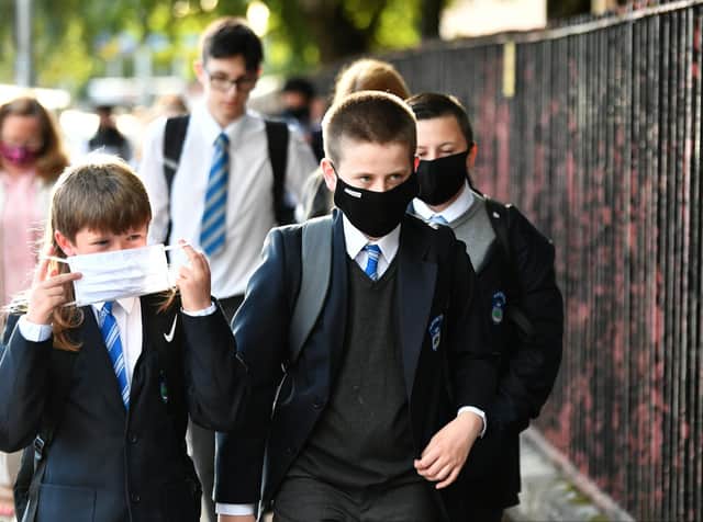 Senior children at schools and their teachers will now be forced to wear masks in the classroom.