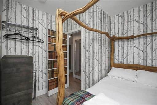 The bedroom is perfect for a Potter fan. Picture: Warners