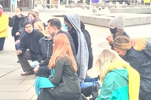 Just days after being elected, Foysol Choudhury spoke at a Black Lives Matter event outside the Scottish Parliament on the anniversary of the death of George Floyd
