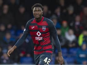 Nohan Kenneh played the full 90 minutes for Ross County at the weekend