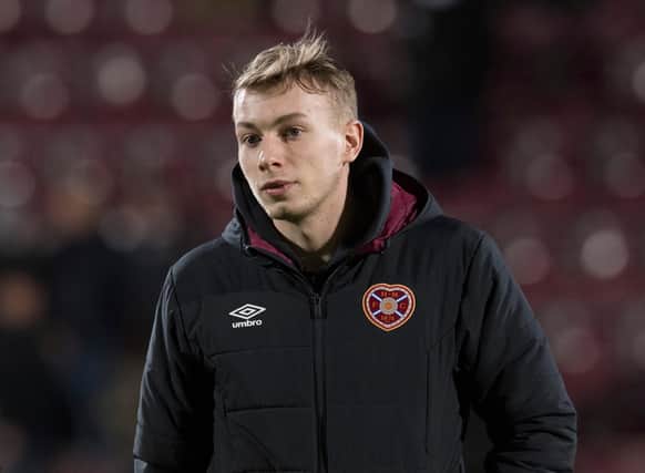 Lewis Moore is set for talks on his Hearts future.