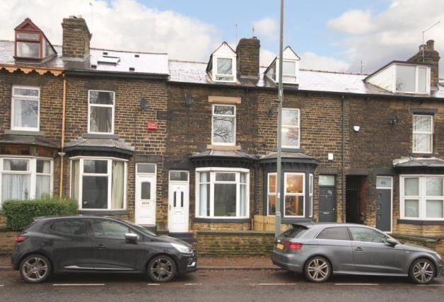 This three-bedroom terraced house on Parkside Road is on sale for £175,000 - it has views over Hillsborough Park and is a short walk from Hillsborough Stadium, home of Sheffield Wednesday. (https://www.zoopla.co.uk/for-sale/details/53518127)