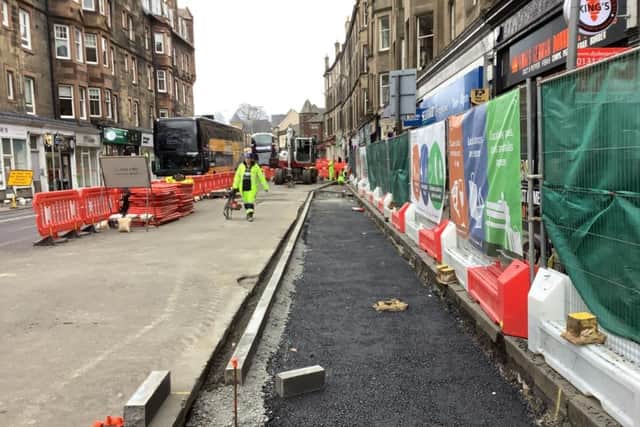 The Roseburn traders say they have been 'devastated' with customers finding it difficult to get to their shops.