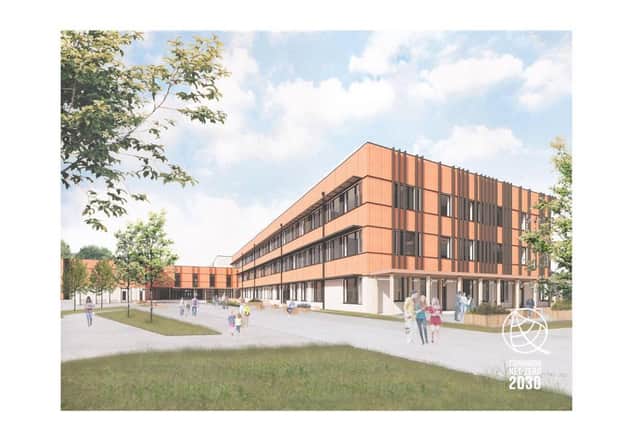 New plans will see Currie Community High School become the most energy efficient high school in Scotland has been unveiled.
