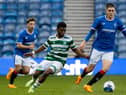 Celtic and Rangers B teams battling it out at Ibrox last month. Picture: SNS