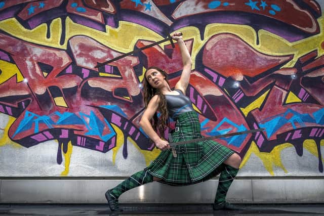 Scottish contemporary dance artist Charlotte Mclean presented the world premiere of her solo work 'And' at Dance Base is Edinburgh as part of the Made in Scotland Showcase at the Edinburgh Festival Fringe this year. Picture: Jane Barlow/PA Wire